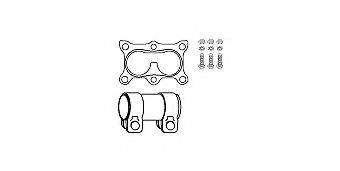 HJS 82113226 Монтажний комплект, каталізатор