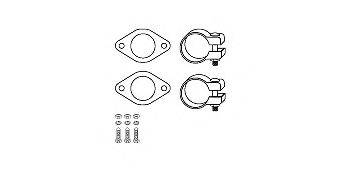 HJS 82326962 Монтажний комплект, каталізатор