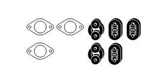 HJS 82447728 Монтажний комплект, система випуску