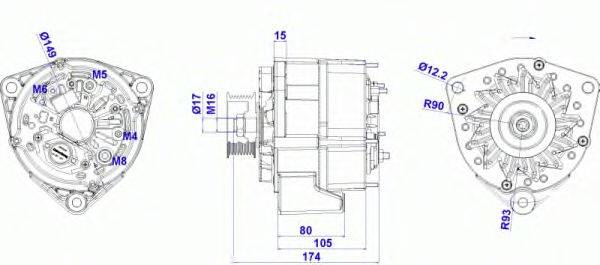 DELCO REMY 19070058 Генератор