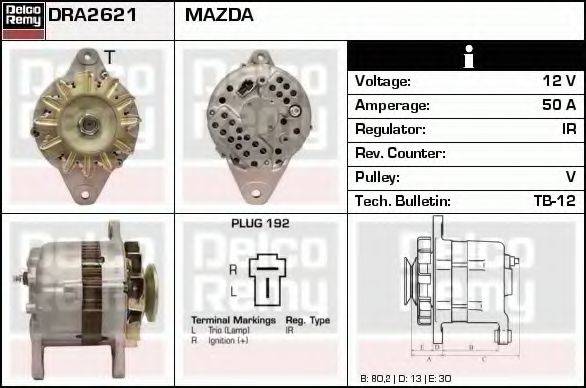 DELCO REMY DRA2621 Генератор