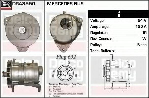 DELCO REMY DRA3550 Генератор