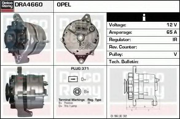 DELCO REMY DRA4660 Генератор