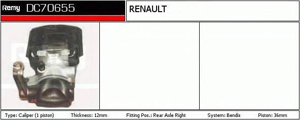 DELCO REMY DC70655 Гальмівний супорт