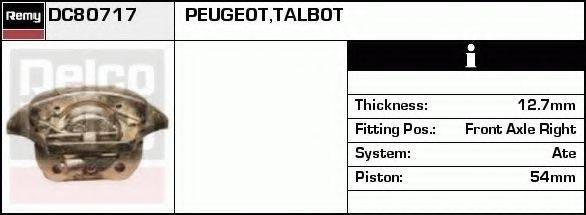 DELCO REMY DC80717 Гальмівний супорт