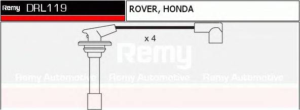 DELCO REMY DRL119 Комплект дротів запалювання