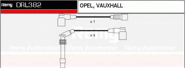 DELCO REMY DRL382 Комплект дротів запалювання