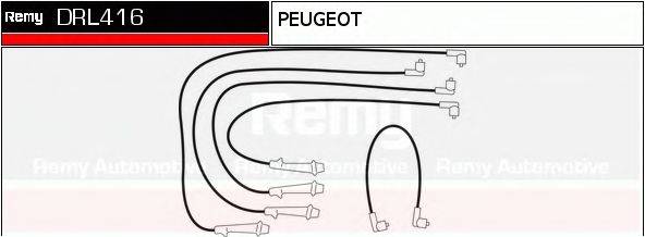 DELCO REMY DRL416 Комплект дротів запалювання