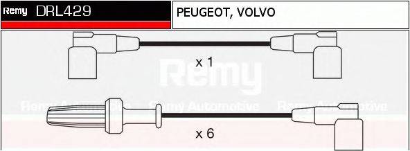 DELCO REMY DRL429 Комплект дротів запалювання