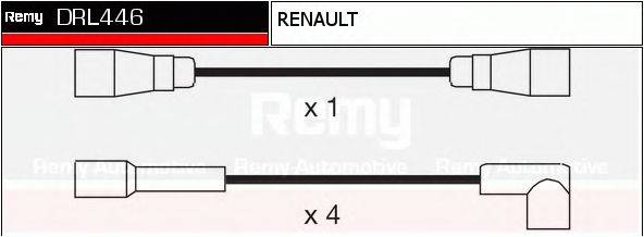 DELCO REMY DRL446 Комплект дротів запалювання