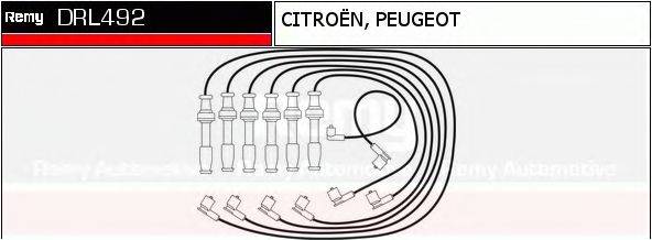 DELCO REMY DRL492 Комплект дротів запалювання