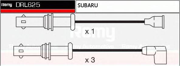 DELCO REMY DRL625 Комплект дротів запалювання