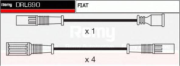 DELCO REMY DRL690 Комплект дротів запалювання