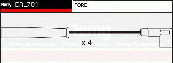 DELCO REMY DRL701 Комплект дротів запалювання