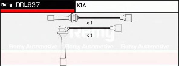 DELCO REMY DRL837 Комплект дротів запалювання