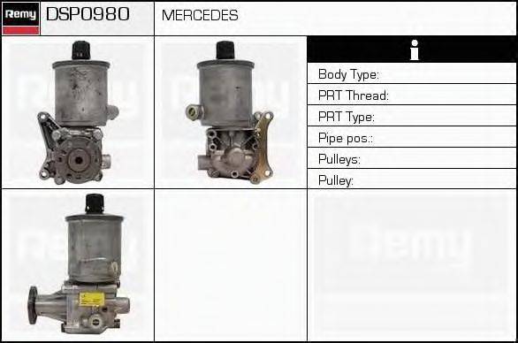 DELCO REMY DSP0980 Гідравлічний насос, кермо