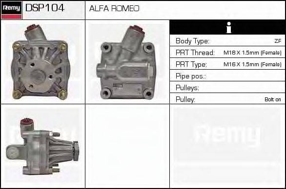 DELCO REMY DSP104 Гідравлічний насос, кермо