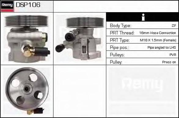 DELCO REMY DSP106 Гідравлічний насос, кермо