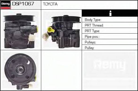 DELCO REMY DSP1067 Гідравлічний насос, кермо