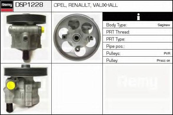 DELCO REMY DSP1228 Гідравлічний насос, кермо