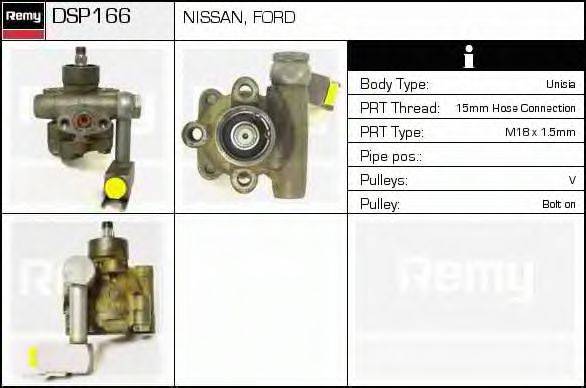 DELCO REMY DSP166 Гідравлічний насос, кермо