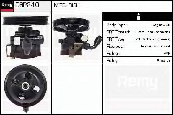 DELCO REMY DSP240 Гідравлічний насос, кермо