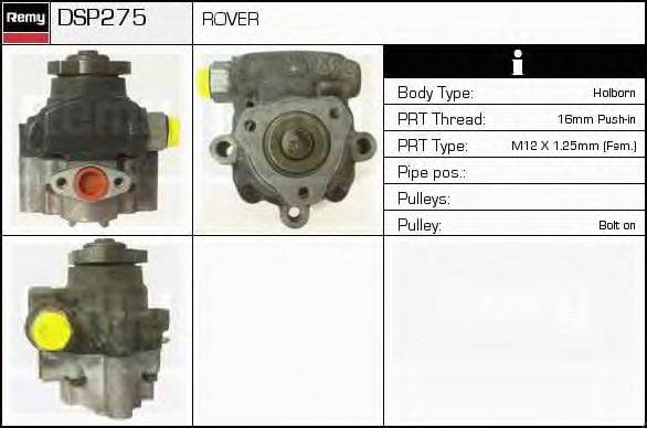 DELCO REMY DSP275 Гідравлічний насос, кермо