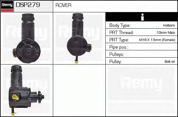 DELCO REMY DSP279 Гідравлічний насос, кермо