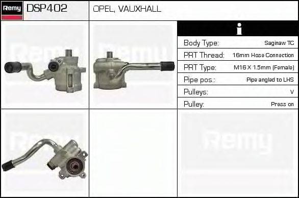 DELCO REMY DSP402 Гідравлічний насос, кермо