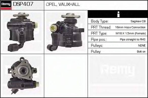 DELCO REMY DSP407 Гідравлічний насос, кермо