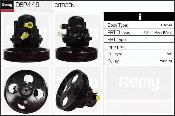 DELCO REMY DSP449 Гідравлічний насос, кермо