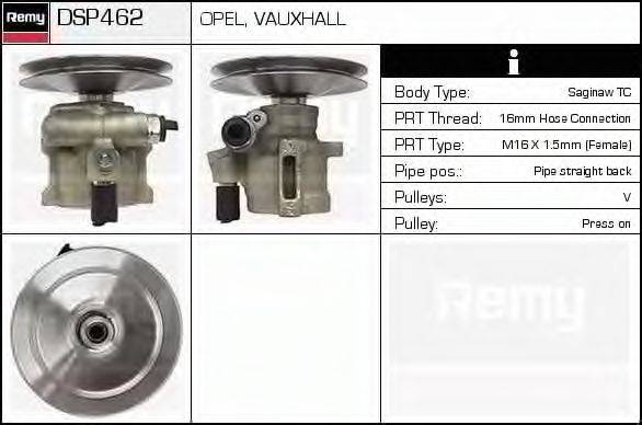 DELCO REMY DSP462 Гідравлічний насос, кермо