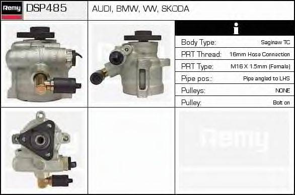 DELCO REMY DSP485 Гідравлічний насос, кермо