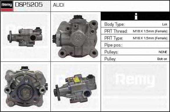 DELCO REMY DSP5205 Гідравлічний насос, кермо