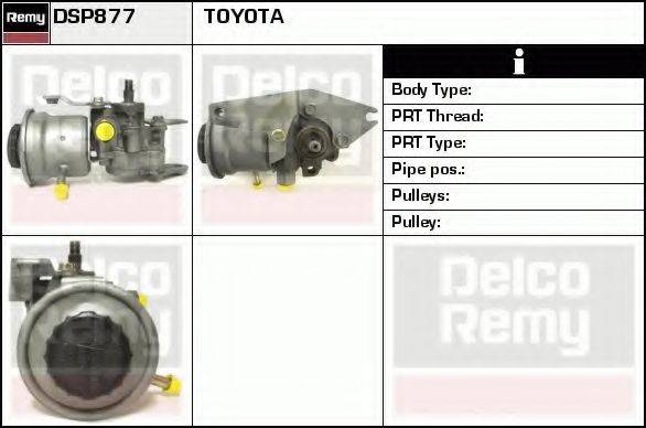 DELCO REMY DSP877 Гідравлічний насос, кермо