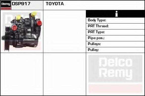 DELCO REMY DSP917 Гідравлічний насос, кермо