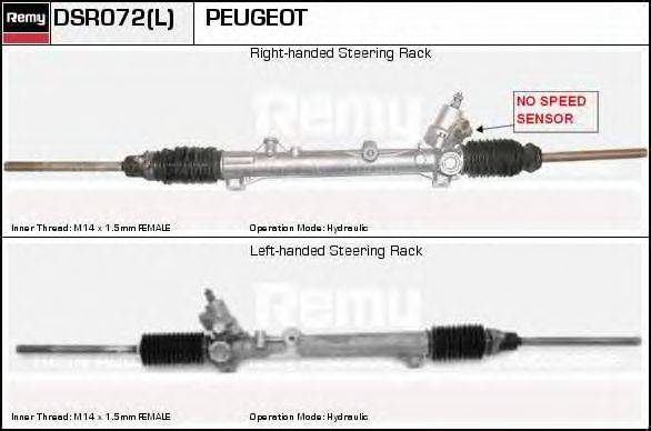 DELCO REMY DSR072 Рульовий механізм