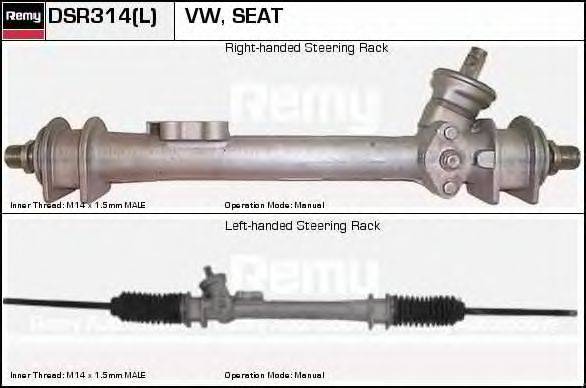 DELCO REMY DSR314L Рульовий механізм