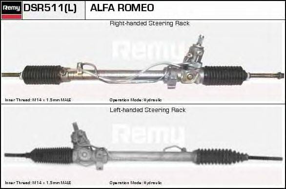 DELCO REMY DSR511 Рульовий механізм