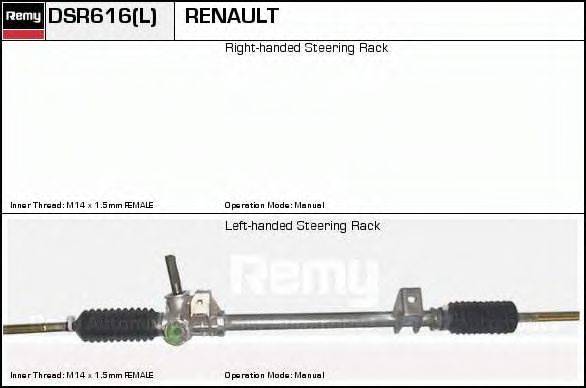 DELCO REMY DSR616 Рульовий механізм