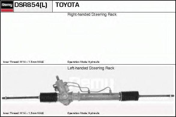 DELCO REMY DSR854 Рульовий механізм