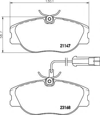 PAGID T5085 Комплект гальмівних колодок, дискове гальмо