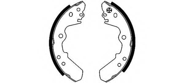 PAGID H8635 Комплект гальмівних колодок
