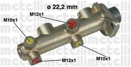 METELLI 050162 головний гальмівний циліндр