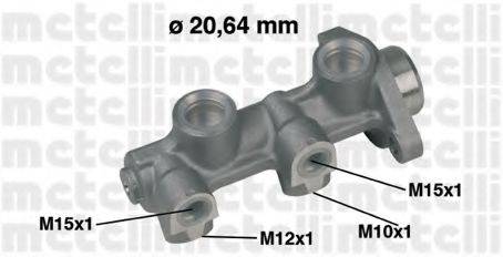 METELLI 050181 головний гальмівний циліндр