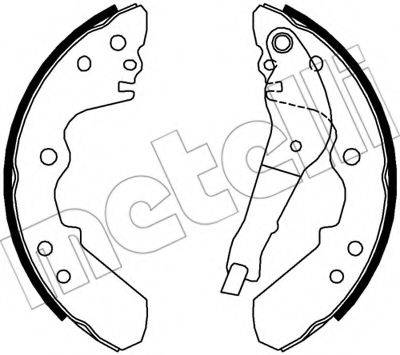 METELLI 530310Y Комплект гальмівних колодок