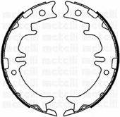 METELLI 530439 Комплект гальмівних колодок, стоянкова гальмівна система
