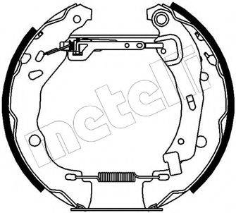 METELLI 510180 Комплект гальмівних колодок