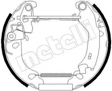METELLI 510181 Комплект гальмівних колодок