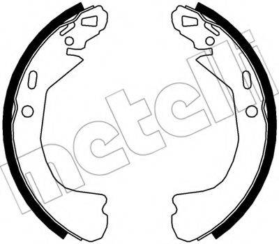 METELLI 530551 Комплект гальмівних колодок